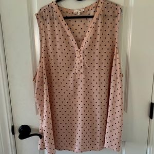 Maurices Size 3 - Polka Dot Work Wear Tank